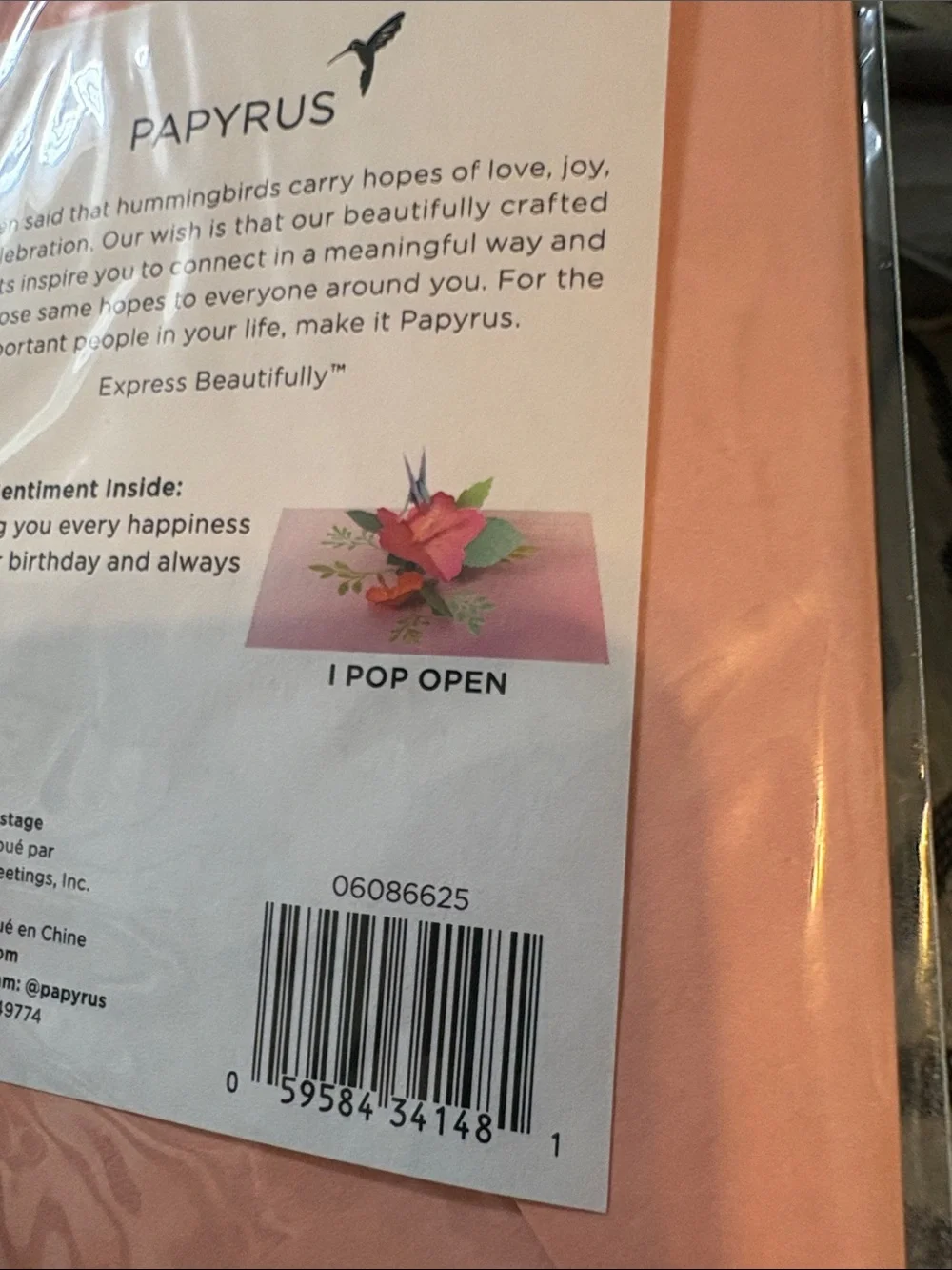 🆕Papyrus 3D Pop Up Birthday Greeting Card